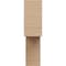 Ekena Millwork 3"W x 12"D x 12"H Thin Chapel Hill Rough Cedar Woodgrain TimberThane Corbel, Primed Tan CORUR03X12X12CHPRCPR - alternate 3